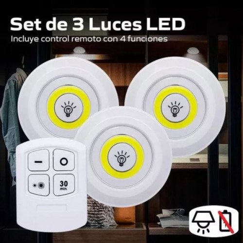 SET 3 LUCES LED