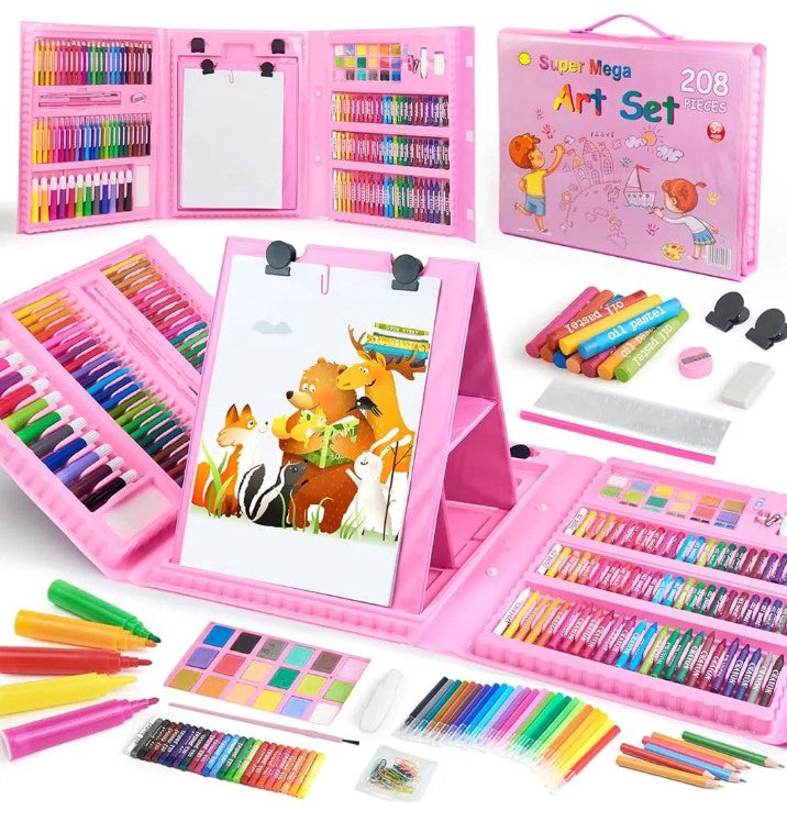 Super Mega Set De Arte 208 Piezas