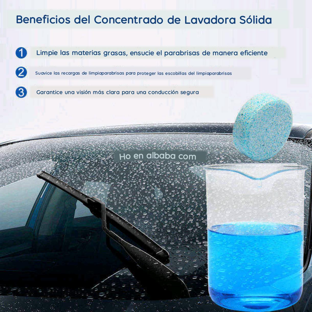Limpia parabrisa efervesente 💦🚖