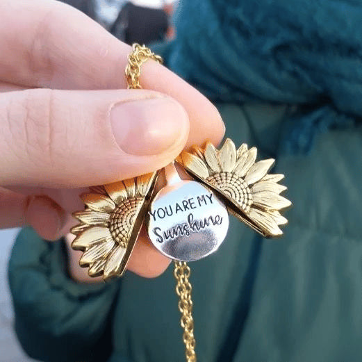 Collar de girasol "You Are My Sunshine"
