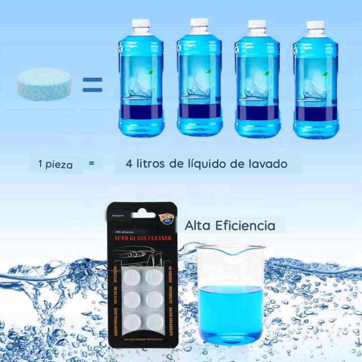 Limpia parabrisa efervesente 💦🚖