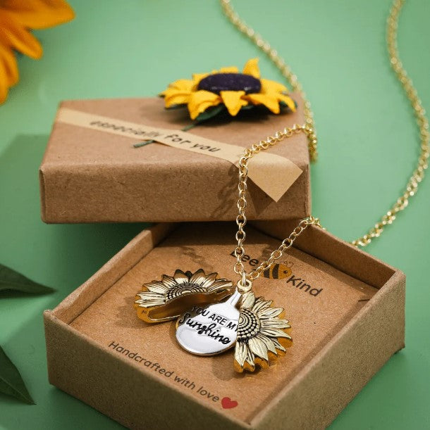 Collar de girasol "You Are My Sunshine"