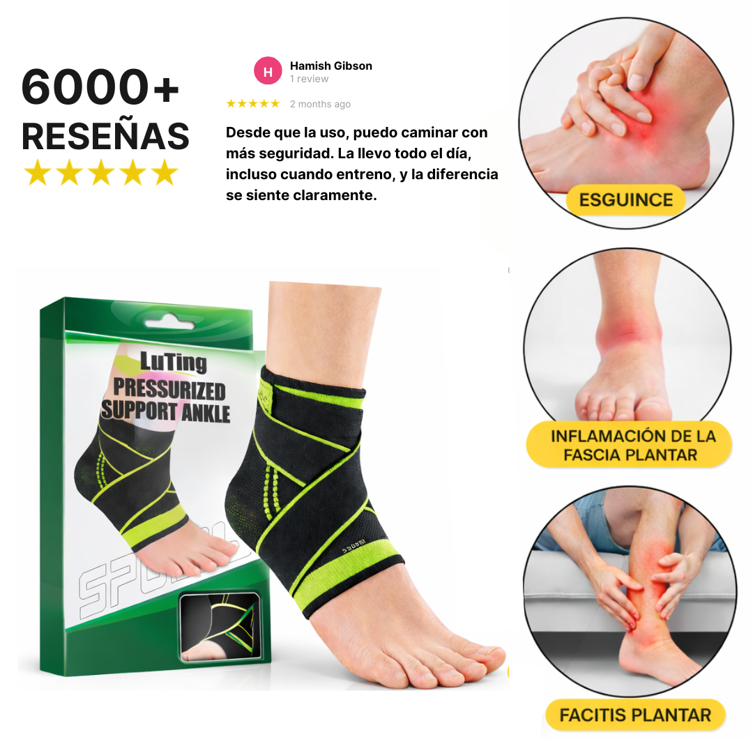 Tobillera de Compresión con Soporte Ajustable