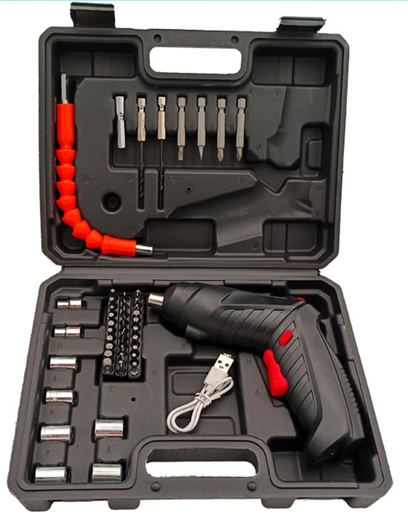 Kit Destornillador Electrónico 49 piezas + Estuche