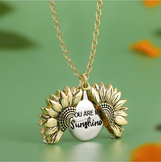 Collar de girasol "You Are My Sunshine"