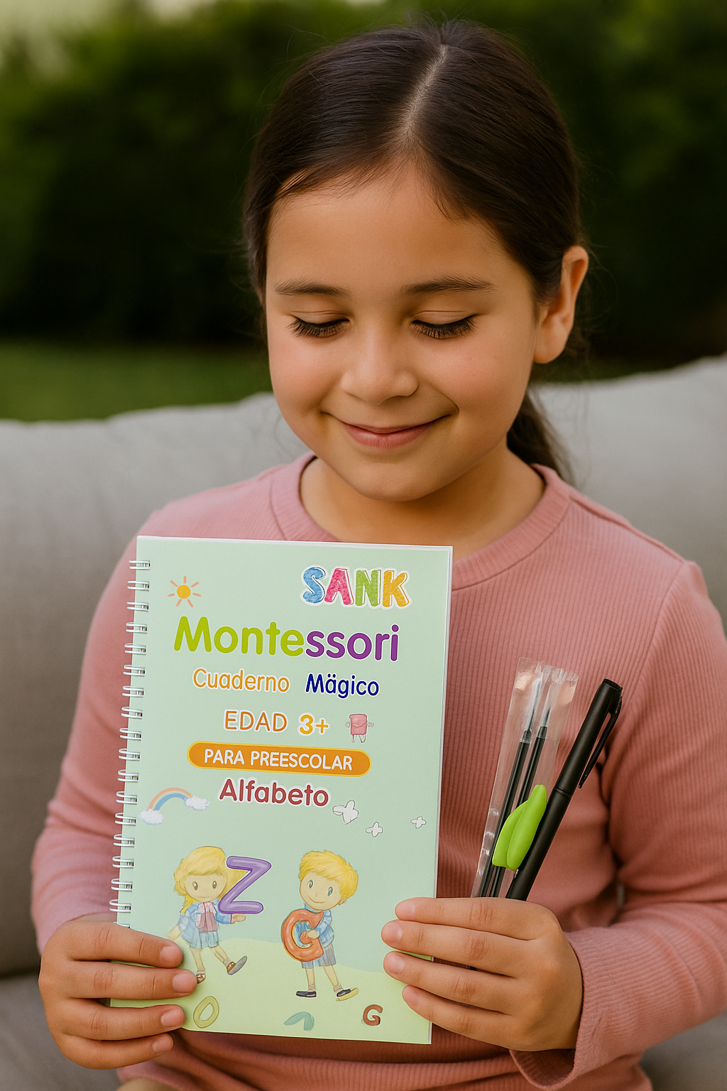 SET 4 LIBROS DE CALIGRAFÍA INTELIGENTE + 10 TINTAS MAGICAS Y BOLIGRAFO GRATIS